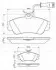 BOSCH гальмівні колодки диск. передн. (з датчик.) AUDI 80/100 0986461115 BOSCH 0986461115