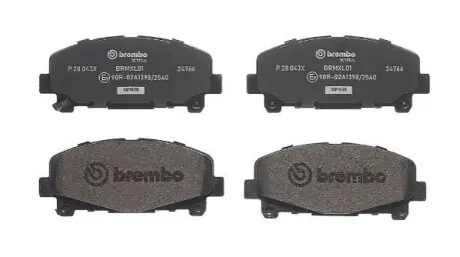 Комплект гальмівних колодок з 4 шт. дисків BREMBO P28043X