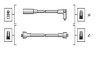 MAGNETI MARELLI високовольтні дроти DACIA 1210,1310 HONDA PRELUDE II,III LADA NIVA MAZDA 626 NISSAN PRAIRIE PRO,TERRANO I,II SEAT MSK1023 MAGNETI MARELLI