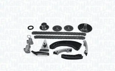 Фото 1 - (2 ланцюга+ 4 шт. направляючі+3 натягувача +3 шестерні + сальник) Getz, i30, Matrix Kia Ceed, Venga 03- MAGNETI MARELLI 341500000392 (2 ланцюга+ 4 шт. направляючі+3 натягувача +3 шестерні + сальник) Getz, i30, Matrix Kia Ceed, Venga 03- MAGNETI MARELLI 341500000392 (фото 1)