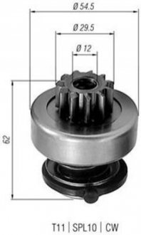 Бендикс (z=11) ALFA FIAT LANCIA JEEP CHRYSLER MAGNETI MARELLI 940113020217 (фото 1)