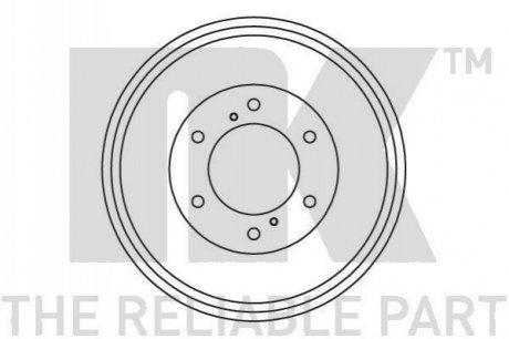 Гальмівний барабан NK 262204 (фото 1)