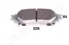 JAPANPARTS TOYOTA гальмівні колодки задн. Lexus IS 13-,RX 09-,Prius 12- PP-228AF JAPANPARTS PP-228AF