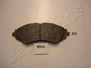 CHEVROLET гальмівні колодки передн.Lacetti, Epica 2.0 JAPANPARTS PA-W03AF