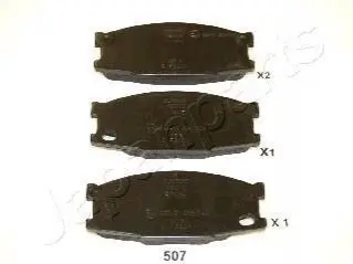 MITSUBISHI К-т гальмівних колодок передніх Canter JAPANPARTS PA-507AF