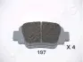 JAPANPARTS NISSAN гальмівні колодки задні Micra K11 92- PP-197AF JAPANPARTS PP-197AF
