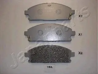 NISSAN гальмівні колодки передн. X-Trail 01- JAPANPARTS PA-154AF