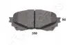JAPANPARTS MAZDA гальмівні колодки передн.Mazda 6 12- PA-350AF JAPANPARTS PA-350AF