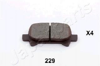 TOYOTA гальмівні колодки задн. Avalon 01- JAPANPARTS PP-229AF (фото 1)