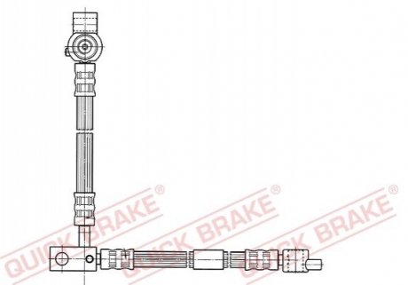 Гальмівний шланг QUICK BRAKE 59.994