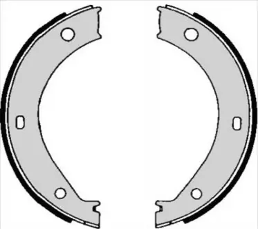 Гальмівні колодки барабанні STARLINE BC 04690