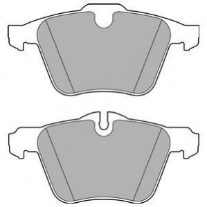 JAGUAR колодки гальм. передн. F-Type 3,0 12-, XF 2,0 12- Delphi LP2766