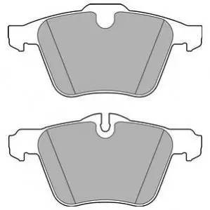 JAGUAR колодки гальм. передн. F-Type 3,0 12-, XF 2,0 12- Delphi LP2766
