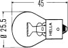 12V 18W Автолампа (BA15s) тип R 12V/18W HELLA 8GA 002 072-121 (фото 2)