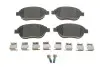 Колодки гальмівні (передні) Citroen C4 04-/Peugeot 207/307 02- (Bosch) Q+ (заміна на 2370803) TEXTAR 2360001 (фото 1)