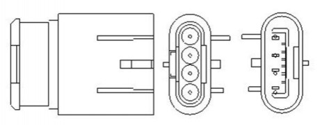 FORD Кисневий датчик (лямбда-зонд) KA 1.2 08-, FIAT, LANCIA MAGNETI MARELLI 466016355154 (фото 1)