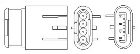 FORD Кисневий датчик (лямбда-зонд) KA 1.2 08-, FIAT, LANCIA MAGNETI MARELLI 466016355154