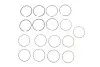 Кільця поршневі VW Caddy II/III 1.4 95-06  (76.50mm/STD) (к-кт) GAZO GZ-A3015