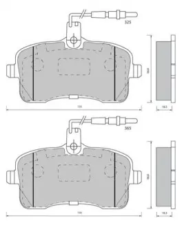 Гальмівні колодки дискові STARLINE BD S404