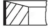 MAHLE ORIGINAL Комплект поршневих кілець MAHLE / KNECHT 021RS001150N2 (фото 1)
