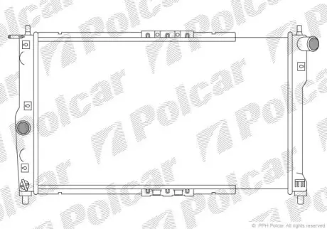 Радіатори охолодження LANOS Polcar 291208-A