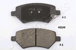 CHERY колодки гальмівні передні Tiggo 07-, M11 08- JAPANPARTS PA-022AF