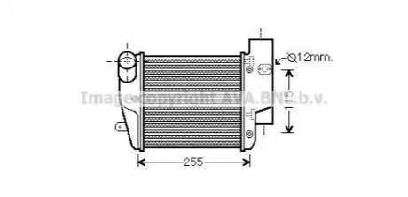 Інтеркулер Audi A6 2.7D/3.0D 04-11(AVA) AVA COOLING AIA4302