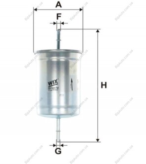 Фільтр паливний Volvo S40/S60/S80/V40/V70 1.6-2.9i 95-10/Mitsubishi Carisma 1.8 16V 97-06 WIX FILTERS WF8174