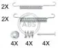 Ремкомплект гальмiвних колодок ABS 0893Q 0893Q