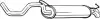 Глушник задній AUDI A3 96-06, SEAT Leon 98-06, VW Bosal 278145