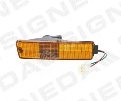 Фото 1 - показник повороту в бампері VW GOLF II, 08.83 - 07 Signeda ZVW1607(K)R Показник повороту в бампері VW GOLF II, 08.83 - 07 Signeda ZVW1607(K)R (фото 1)
