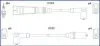 HUCO SEAT дріт запалювання IBIZA,CORDOBA 1.4I 93-. VW Golf III 1,4 134785 HITACHI 134785