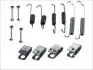 Монтажний набір гальмівної колодки (LUCAS) MAZDA 2 TOYOTA IQ 1.0-1.6D 07.07- QUICK BRAKE 105-0015