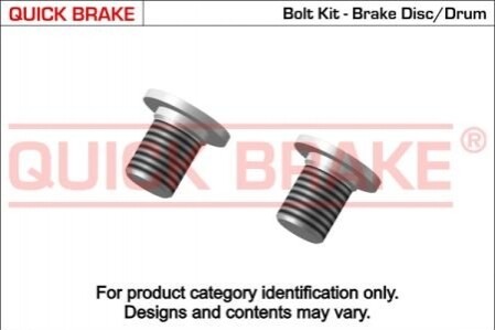 Болти кріплення гальм. дисків QUICK BRAKE 11671K (фото 1)