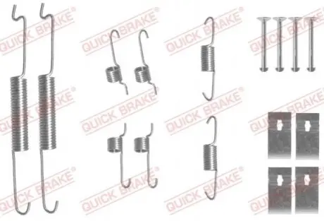 Комплект для монтажу гальмівних колодок QUICK BRAKE 1050863