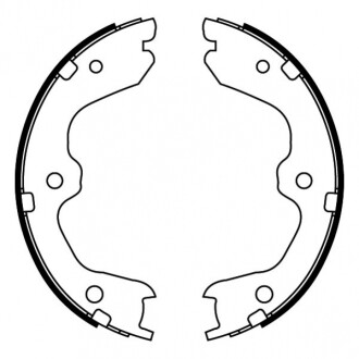 Гальмівні колодки, барабанні ABE C01067ABE