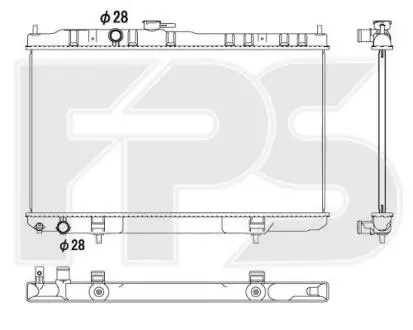 Радіатор охолодження FPS FP 50 A336