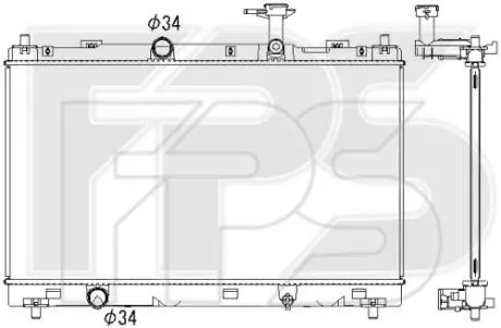 Радіатор охолодження FPS FP 68 A346