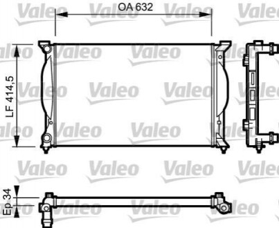 Радіатор Valeo 732963