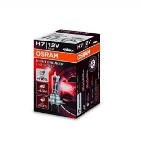 Автолампа H7 Night Breaker Unlimited+110% 12V 55W PX26d (1шт) OSRAM 64210NBU