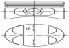 Поршень циліндру ЗМЗ 406 d=93,0 (п/п+ст/к+п/к) П/К (KS) KOLBENSCHMIDT 40075620 (фото 1)