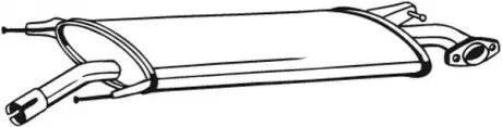 Глушник передній TOYOTA RAV 4 MK III 05-13 BOSAL 279445