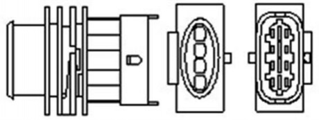 OPEL Лямбда-зонд ASTRA G 1.6 02-09, ASTRA H 1.6 04-10, ZAFIRA / ZAFIRA FAMILY B 1.6 05-12 MAGNETI MARELLI 466016355017