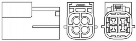 NISSAN лямбда-зонд (4 конт.) Primera 1,6/1,8 02- Almera 1,5/1,8 02-06 Micra 1,0/1,2/1,4 02-05 MAGNETI MARELLI OSM041 (фото 1)