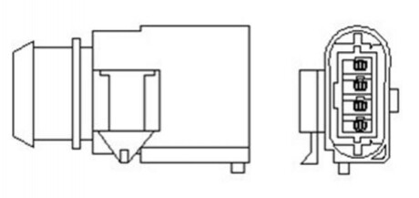 VW лямбда-зонд Golf V,VI, Polo, Caddy III, Skoda Fabia, Octavia II, Roomster, Seat 1.4/1.6 MAGNETI MARELLI OSM077