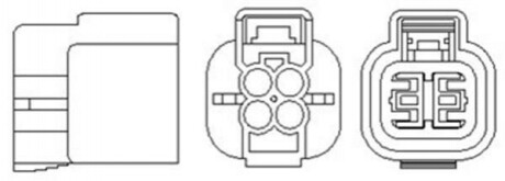 HYUNDAI лямбда-зонд (кисневий датч.) 1,3-1,6: Accent 99-, Getz 02- KIA Cerato, Rio 05- MAGNETI MARELLI OSM082 (фото 1)