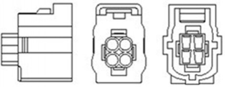 DB лямбда-зонд (4-х конт.) W164, W169, W204, W211, W221, W251, CLK, CLS MAGNETI MARELLI 466016355118 (фото 1)