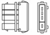 MAGNETI MARELLI лямбда-зонд (3 конт.) +1 подогрев VW 1,8/2,0 SEAT 2,0 HONDA 1,8-2,2 466016355069 MAGNETI MARELLI