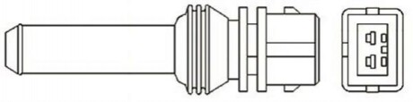 Лямбда-зонд (3 конт.) AUDI 80/100/A6 1,8-2,3 VW Golf II, Passat 1,8-2,2 MAGNETI MARELLI OSM078 (фото 1)