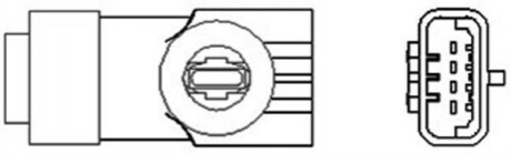 RENAULT лямбда-зонд (4 конт.) Kangoo, Ssandero, Logan MAGNETI MARELLI OSM036